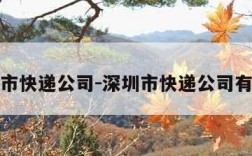 深圳市快递公司-深圳市快递公司有哪些