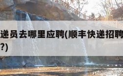 顺丰快递员去哪里应聘(顺丰快递招聘快递员怎么样?)