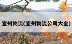 宜州物流(宜州物流公司大全)
