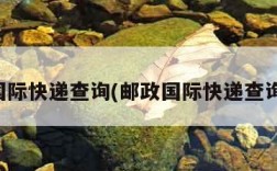邮政国际快递查询(邮政国际快递查询入口)