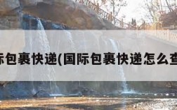 国际包裹快递(国际包裹快递怎么查询)