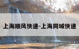 上海顺风快递-上海同城快递