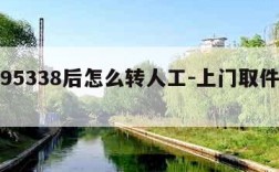 顺丰95338后怎么转人工-上门取件的电话