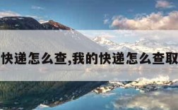 我的快递怎么查,我的快递怎么查取件码