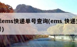 国际ems快递单号查询(ems 快递查询单号)
