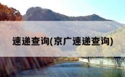 速递查询(京广速递查询)
