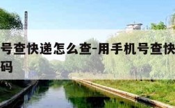 用手机号查快递怎么查-用手机号查快递怎么查取件码