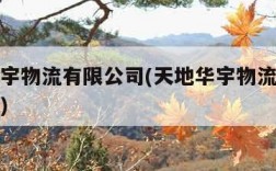 天地华宇物流有限公司(天地华宇物流有限公司简介)