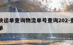 中通快运单查询物流单号查询202-查询我的订单
