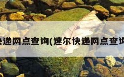 速尔快递网点查询(速尔快递网点查询官网)